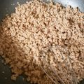 クック750RCQ☆'s cooksnap of when they made 2工程で♪簡単鶏そぼろ.