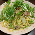 フロイラインめぐ's cooksnap of when they made サバの水煮缶で！簡単和風パスタ★.