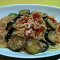 TANYO's cooksnap of when they made ==蟹・トマト・ナスのパスタ♪==.