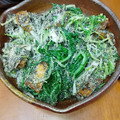 クックU870☆'s cooksnap of when they made 簡単水菜の胡麻和え.