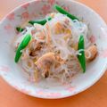 ☆３匹の子ぶた☆'s cooksnap of when they made 白滝と冷凍アサリのアッサリ煮(*^ー^).