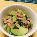みにゃさら's cooksnap of when they made 小松菜とツナの「超簡単」シンプル炒め.