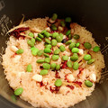 aaikoo's cooksnap of when they made 生姜香る☆枝豆と蛸の炊き込みご飯.