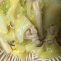 手抜きクック's cooksnap of when they made みそ風味✿ 春キャベツと豚肉きのこ✿.