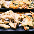 クリーピングタイム☆'s cooksnap of when they made 白身魚と舞茸の天ぷらと三色かき揚げ.