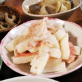 低カロ探検隊's cooksnap of when they made ホクホク長芋とカニカマの梅マヨ和え.