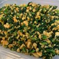 Shiny_'s cooksnap of when they made 若ごぼう葉（ふきの葉）のピーナッツ味噌.