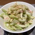 献立に毎日困る's cooksnap of when they made セロリとカニカマの和風マヨサラダ.