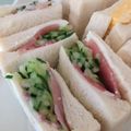 KAORULALA's cooksnap of when they made 生ハムときゅうりのサンドイッチ.