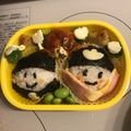 エミッティ's cooksnap of when they made 丸おにぎりで簡単！ひな祭り♡キャラ弁.