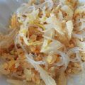 TYSK's cooksnap of when they made 白菜・春雨炒め　卵とじ！.