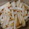 クックL2DT1S☆'s cooksnap of when they made 【農家のレシピ】白菜の茎の甘酢漬け.