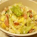まい1141's cooksnap of when they made 超楽々 松茸風味和風レタス炒飯作ります。.