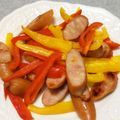 こむぎぱくぱく's cooksnap of when they made 簡単☆パプリカとウインナー炒め♪お弁当に.