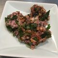ぴーこるん's cooksnap of when they made いかねぎバーグ.