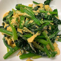 geranium♪'s cooksnap of when they made ほうれん草と卵白だし炒め.