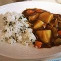 黒こっぺ's cooksnap of when they made 大葉ごはんと夏野菜カレー☆.