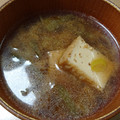 クック6X7EUN☆'s cooksnap of when they made 厚揚げ えのき 小ネギ 味噌汁.