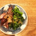 mochakko's cooksnap of when they made 菜の花の胡麻酢味噌和え.