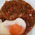 mikamika's cooksnap of when they made 簡単＆ﾍﾙｼｰドライカレー☆即席温玉付き.