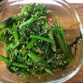 クックXHKZ01☆'s cooksnap of when they made 【農家のレシピ】菜の花のナムル.