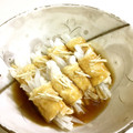 mammamiwa♪'s cooksnap of when they made 大根と鶏ささみの油揚げ巻き蒸し.