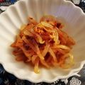 ☆hikonyan☆'s cooksnap of when they made 簡単♪食べるラー油で、もやしのナムル風♪.