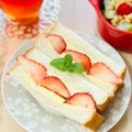 runa10's cooksnap of when they made マーガリンクリームのフルーツサンド.