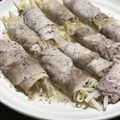 ☆あいちゃん's cooksnap of when they made レンチンのみ！パパッと豚バラの豆苗巻き.