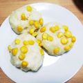 aaaykk55's cooksnap of when they made はんぺんと豆腐のコーン蒸し.