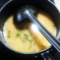 あたりめっこ's cooksnap of when they made 新たまねぎ＆水菜たっぷりのお味噌汁.