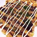 tomochuuun's cooksnap of when they made キャベツと豚肉のお好み焼き.
