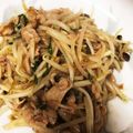 ♡まーちゃん♬'s cooksnap of when they made 豚肉もやしの梅肉炒め♪簡単.