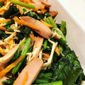 asuuumomo's cooksnap of when they made ちゃちゃっと☆ほうれん草の炒め物.