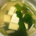 きなこもっちり's cooksnap of when they made 簡単！ 和食に えのきと三つ葉のお吸い物.