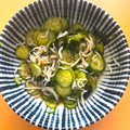 夕飯は６時です's cooksnap of when they made すぐできる！わかめとシラスと胡瓜の酢の物.