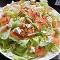 wakamoon's cooksnap of when they made スモークサーモンとレタスのサラダ.