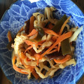 ガッちやん's cooksnap of when they made 簡単砂糖なし！重ね煮で切り干し大根の煮物.
