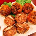 おきょうねえ's cooksnap of when they made しいたけの肉詰めフライ.