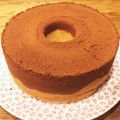ゆびき's cooksnap of when they made チョコとプレーン★2層のシフォンケーキ.
