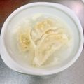 ねっちゃんっ's cooksnap of when they made 冷凍餃子をレンジで水餃子.