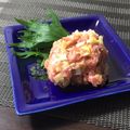 misatona's cooksnap of when they made ネギトロユッケ.
