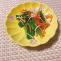 yesmama's cooksnap of when they made 菜の花とえのき・人参の辛子味噌あえ♪.