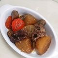 amjkao's cooksnap of when they made 牛肉と大根の甘辛煮♡（牛蒡入り）.