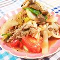 ＊sunlight＊'s cooksnap of when they made 牛肉トマト炒め 爽やかレモンバターソース.