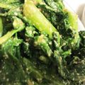 koomee's cooksnap of when they made 春菊のごまきな粉和え.