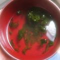 チコリママ's cooksnap of when they made 昆布茶で作るあおさのりスープ.