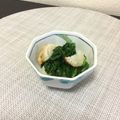 ☆こまっと☆'s cooksnap of when they made 青菜とベビーホタテの生姜醤油.