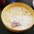 ももが大好き☆ぱく's cooksnap of when they made 【節約】サバ缶と白菜のクリームスープ.