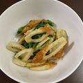 ちょん☆新米ママ's cooksnap of when they made 簡単★菜の花とちくわの中華＆和風サラダ.